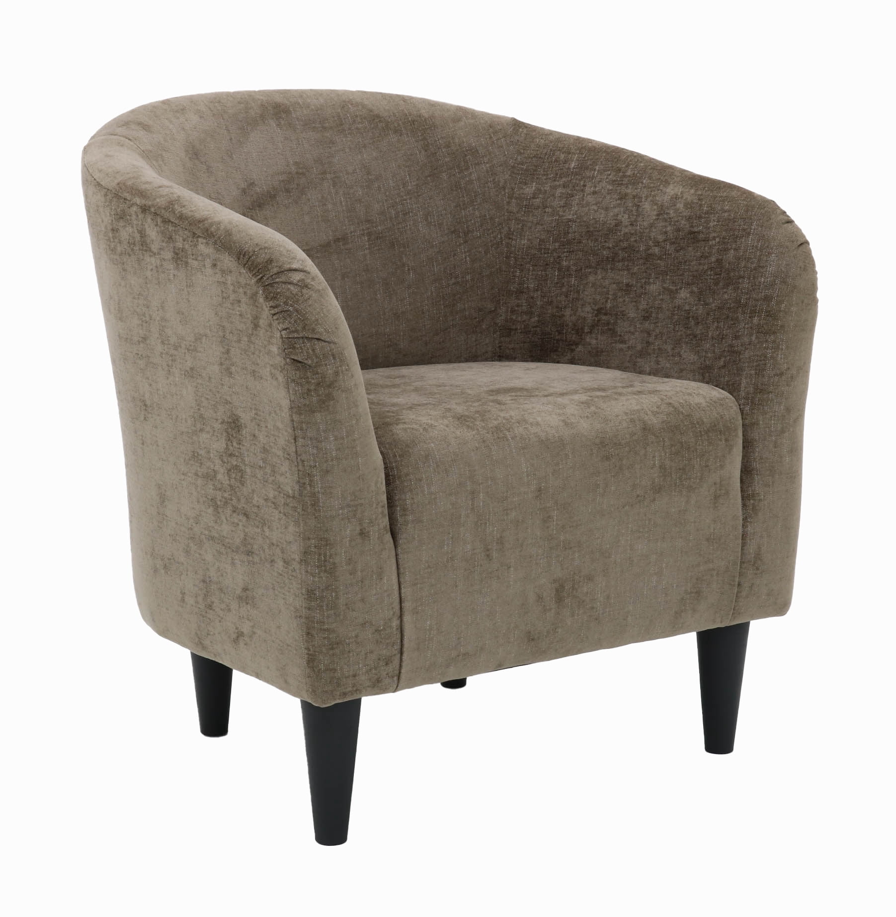 Mainstays Rolled Tub Acccent Chair, Saganaga Mink