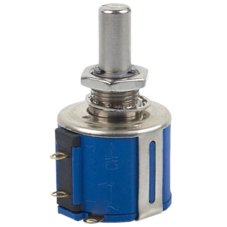 3540S-1-203 Ohm 20k 1 Gang Linear Panel Mount Potentiometer None 10.0 Kierros Wirewound 2W Solder Lug