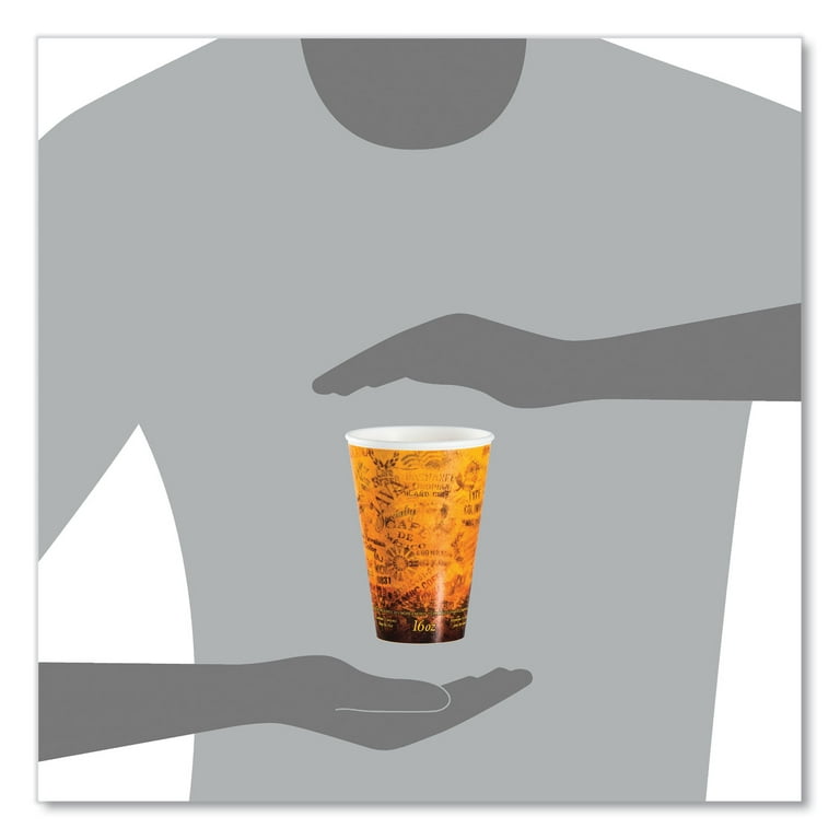 Fusion Escape Foam Hot/Cold Cups, 12 oz, Brown/Black, 1,000/Carton Fusion Escape Foam Hot/Cold Cups, 12 oz, Brown/Black, 1,000/Carton