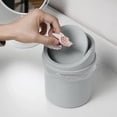 thumbnail image 6 of BQBQERT Portable Desk Trash Bin With Lid Simple Design Small Trash Bin with Lid Storage Holder For Efficient Storage, 6 of 16