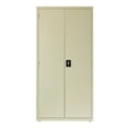 thumbnail image 6 of Hirsh Welded Steel Storage Cabinet with 4 Shelves, 18"Dx36"Wx72"H, Putty, 6 of 9