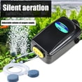 thumbnail image 3 of Flmtop Oxygen Pump Silent Increasing Bubble ABS Water Circulation Aerator Pump for Aquarium, 3 of 9