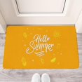 thumbnail image 3 of Decor Door Rugate your Entryway with our Hello Summer Door Mat - Absorbent Non-Slip 17x30 Inch. Door Mat for Outdoor/Indoor Enhances Home Decor Door Rug, 3 of 6
