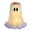 A002- Style B, variant on Ghost Halloween Candy Sculpted Piece, Light Up Ghost Snack Holder, Party Treat Stand for Trick Or Treat, Home Porch Table Decor, 30 Inch Tall