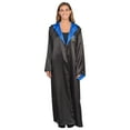 thumbnail image 3 of Harry Potter Ravenclaw Costume Black and Blue Long Robe with Hood, 3 of 5