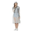 thumbnail image 3 of Tersarium Thicken Raincoat Practical EVA Rainwear Waterproof Rain Cape Reuseable Rain Poncho Size L Black, 3 of 10
