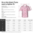 thumbnail image 4 of Fotbe Cute Cat Hawaiian Shirt for Men Unisex Summer Beach Casual Short Sleeve Cotton Linen Button Down Shirts-X-Large, 4 of 5