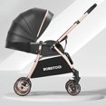 thumbnail image 2 of High Landscape Baby Carriage Lightweight Foldable Two-way Newborn Baby Stroller Multifunctional Four Wheel Stroller Baby Car ShopWise Round, 2 of 14