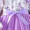 thumbnail image 6 of Lanbubble Girls Floral Tutu Dress Long Sleeve Tulle Princess Party Dress 3-4 Years, 6 of 9