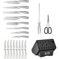thumbnail image 5 of Cuisinart C77SS-19PA Normandy 19 Piece Cutlery Block Set, Stainless Steel Ashwood Black, 5 of 5
