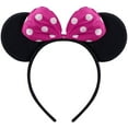 thumbnail image 4 of Toddler Little Girls Polka Dots Fancy Dress Halloween Costume Birthday Party Outfit with Mouse Ears Hair Hoop, 4 of 6