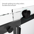 thumbnail image 2 of Leumius 56-60"W x 76"H Sliding Shower Door, 8mm Frameless Glass Shower Door with Matte Black Hardware, Towel Bar and Handle,Drop Shipping available, 2 of 8