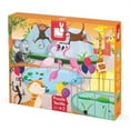 thumbnail image 2 of Janod A Day at the Zoo Tactile 20 Pc Puzzle, 2 of 9