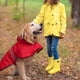 thumbnail image 4 of Chubasquero con capucha para perros, Poncho resistente para perros de 53 a 72 libras, impermeable para mascotas, ropa para perros, Poncho grande y cálido para perros JM, 4 of 5