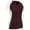 Maroon, variant on Infinite V-Neck Short Sleeve Softball Jersey Women's Maroon