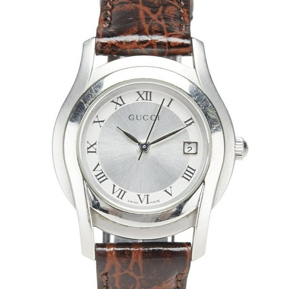 Pre-Owned Gucci G-Class Strap (Aftermarket) 5500L Quartz Watch with Silver Dial,... (Good)
