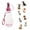 Pink, variant on Choco Nose Patented Portable No-Drip Travel Water Bottle/Feeder for Dogs/Puppies/Cats/Rabbits and Other Small Sized Animals -8 oz. Leak-Proof Nozzle 16mm, Pink (H258)