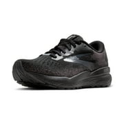 Brooks Mens Ghost 16 GTX Waterproof Neutral Running Shoe - Black/Black/Ebony - 8 Medium