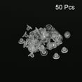 thumbnail image 3 of Earring Backs, 50pack Silicone Earring Backs for Studs, Soft Earring Backs for Fish Hook Earring Hoops (Clear,8mm), 3 of 6