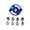 Blue, variant on Portable Boring Jig Tool Exact Vertical Drilling Alignment Strong Metal Construction For Professional Use