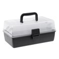 thumbnail image 2 of Caja de 3 Capas Aparejos Bandeja Herramientas Alubias Espaciales Cebos Almacenamiento Pesca Sunnimix Estuche de aparejos de 3 capas, 2 of 8