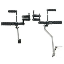 12" Forward Controls Footpegs for Harley Sportster XL883 XL1200 2004-2013 Custom Iron Low