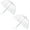 B1-Clear 2 Pack, variant on MGH Kids Clear Bubble Umbrella 2 Pack - Dome Windproof Rain Umbrellas for Boys and Girls