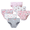 Pink, variant on YUANxueke 6-Pack Cotton Underwear for Girls Cute Printed Hipster Panties Comfortable Breathable Briefs,1 Years
