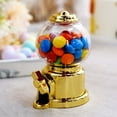 thumbnail image 2 of Efavormart 6 Pack - 3.5" Gold Mini Favor Candy Dispenser, Mini Gumball Machine for Wedding, Bridal Shower, Baby shower, Birthday, Candy Jars Decorations, 2 of 11