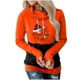 thumbnail image 2 of Pntutb Moda Mujer Navidad Impreso Blusa Suelta De Manga Larga Tops Casuales Sudaderas Con Capucha Pntutb Pntutb-5575, 2 of 5