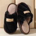 thumbnail image 4 of Dakaela Womens Soft Plush Slippers Non Slip Fuzzy Cotton House Shoes Indoor Outdoor Slip on Slides, 4 of 6