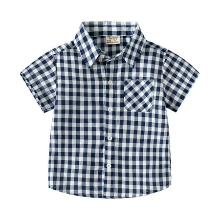 

4t Long Sleeve Shirt Kids Toddler Flannel Shirt Jacket Plaid Short Sleeve Lapel Button Down Shacket Baby Boys Girls Shirt Top Outwear Large Olive