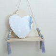 thumbnail image 3 of Mirror Wall Sticker, Decorative Mirror Sticker for Children's Rooms, Various Designs(Love), 3 of 6