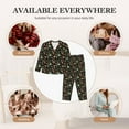 thumbnail image 7 of Sikiie Vector Retro Music Women's Long-Sleeve Shirt and Full-Length Bottom Pajama Set (s-xxl)-X-Large, 7 of 7