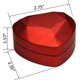 thumbnail image 3 of Caja de anillo LED roja para propuesta, boda, compromiso, cumpleaños, día de San Valentín, día de la madre, día del padre, Navidad... Diseño de lujo en forma de corazón LED R, 3 of 3
