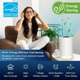 thumbnail image 3 of Jafanda Small Indoor Air Purifier, True HEPA 13 Filter, 450 sqft Coverage, Quiet, Reduces Allergies, Pollen, Smoke, 3 of 11