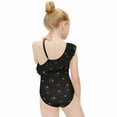 thumbnail image 2 of Hello Kitty Girls One Piece Swimsuits Hawaiian Ruffle Swimwear Beach Bathing Suit Outfits, 2 of 7