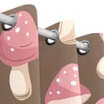 thumbnail image 3 of Mushrooms Brown Black Out Curtains 72 Inch Length Curtains for Sliding Glass Doors Bedroom Living Room 2 Pack, 3 of 6