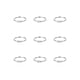 thumbnail image 2 of 1pc opean And American Style Simple Fashion Gold Stainless Steel Alphabet Ring For Men And Women, Daily Wear, 2 of 4