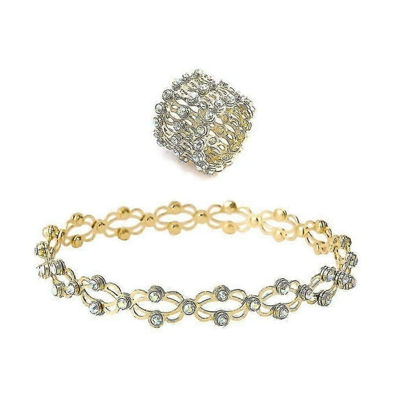 2 In 1 Magic Retractable Ring Bracelet Stretchable Twist Folding Ring Jewelry Jkw
