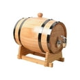 thumbnail image 4 of Baril Durable en Chêne Vieilli avec Support pour Cocktail de Bière 1.5L, 4 of 8
