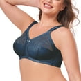 thumbnail image 4 of Women Minimizer Bra Comfort Wirefree Full Coverage Large Bust Non-Padded 52C, 4 of 8