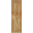 thumbnail image 2 of 10 3/4"W X 34"H Timbercraft Two 5 3/8" Boards Framed Board-N-Batten Shutters W/Z-Bar, Rough Sawn Western Red Cedar (Per Pair), 2 of 13