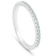 thumbnail image 2 of Pompeii 1/4 cttw Diamond Stackable Womens Wedding Ring 10k White Gold (I/J,I2-I3), 2 of 4