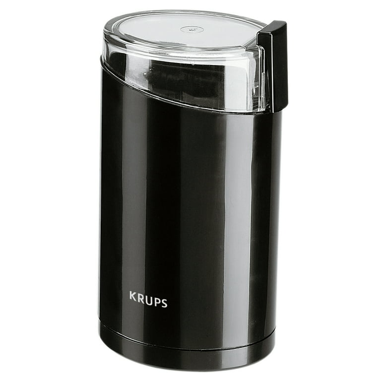 KRUPS F203 Electric Spice and Coffee Grinder with Stainless Steel Blades,  Black