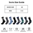 thumbnail image 4 of KOITHOT 8 Pairs Wool Socks for Men, Crew Socks Thermal Warm for Winter Work Hiking, 4 of 6