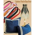 thumbnail image 6 of TaoLeHui Gimp Braid Trim 1/2 Inch x 14 Yards - Decorative Polyester Craft Ribbon for Upholstery, Costumes, Curtains & Gift Wrapping, 6 of 7