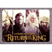 Lord of the Rings Return of the King movie cast 2003 promo postcard (Aragorn Gandolf Gimli Legolas)