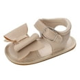 thumbnail image 2 of Fozruso Cute Sandals for Beach Vacation Spring And Summer Children Baby Toddler Shoes Boys And Girls Sandals Solid Color Bow Buckle Open Toe Cute And Comfortable Sizes 5 Toddler(6-12 Months), 2 of 7