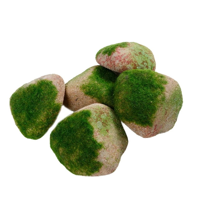 5 piezas de rocas artificiales para paisajismo, rocas falsas, artificiales decorativas para suelo, jardín de hadas, decoración de patio D